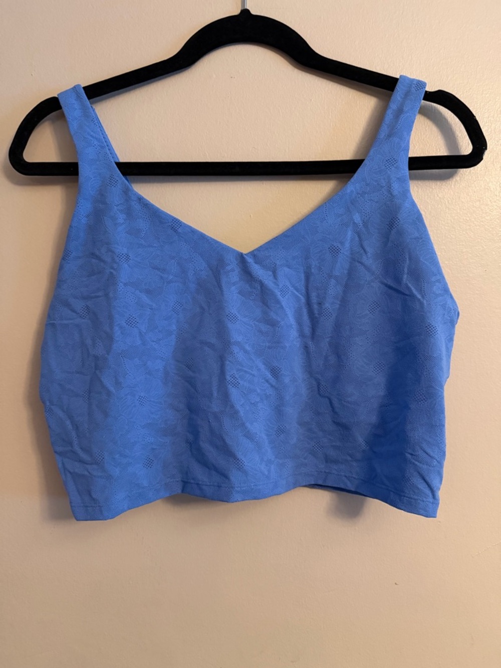 Aerie Blue V Neck Athletic Bra